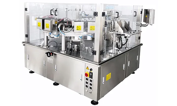 Dual-Lane Rotary Premade Pouch Packaging Machine