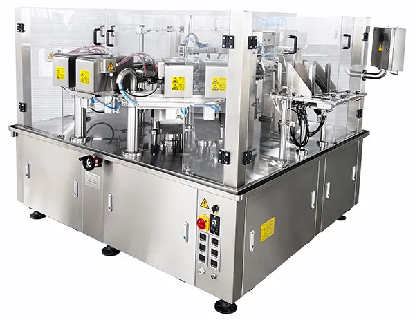 Automatic Dual-Lane Rotary Premade Pouch Packaging Machine