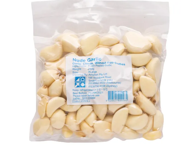 Garlic packaging