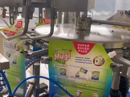 Convenient Spout Stand-up Pouch for Dishwashing Liquid