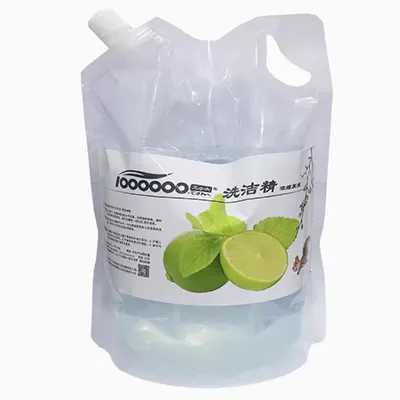 Convenient Spout Stand-up Pouch for Dishwashing Liquid