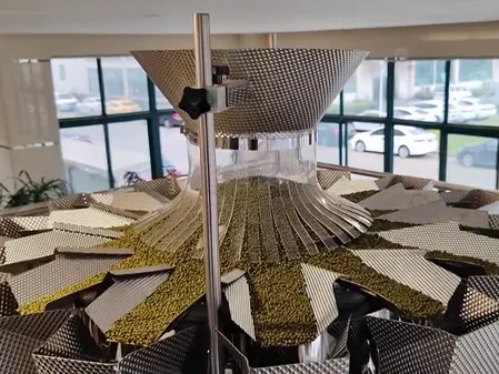 Efficient Packaging for Grains in Four-Side Seal Pouches
